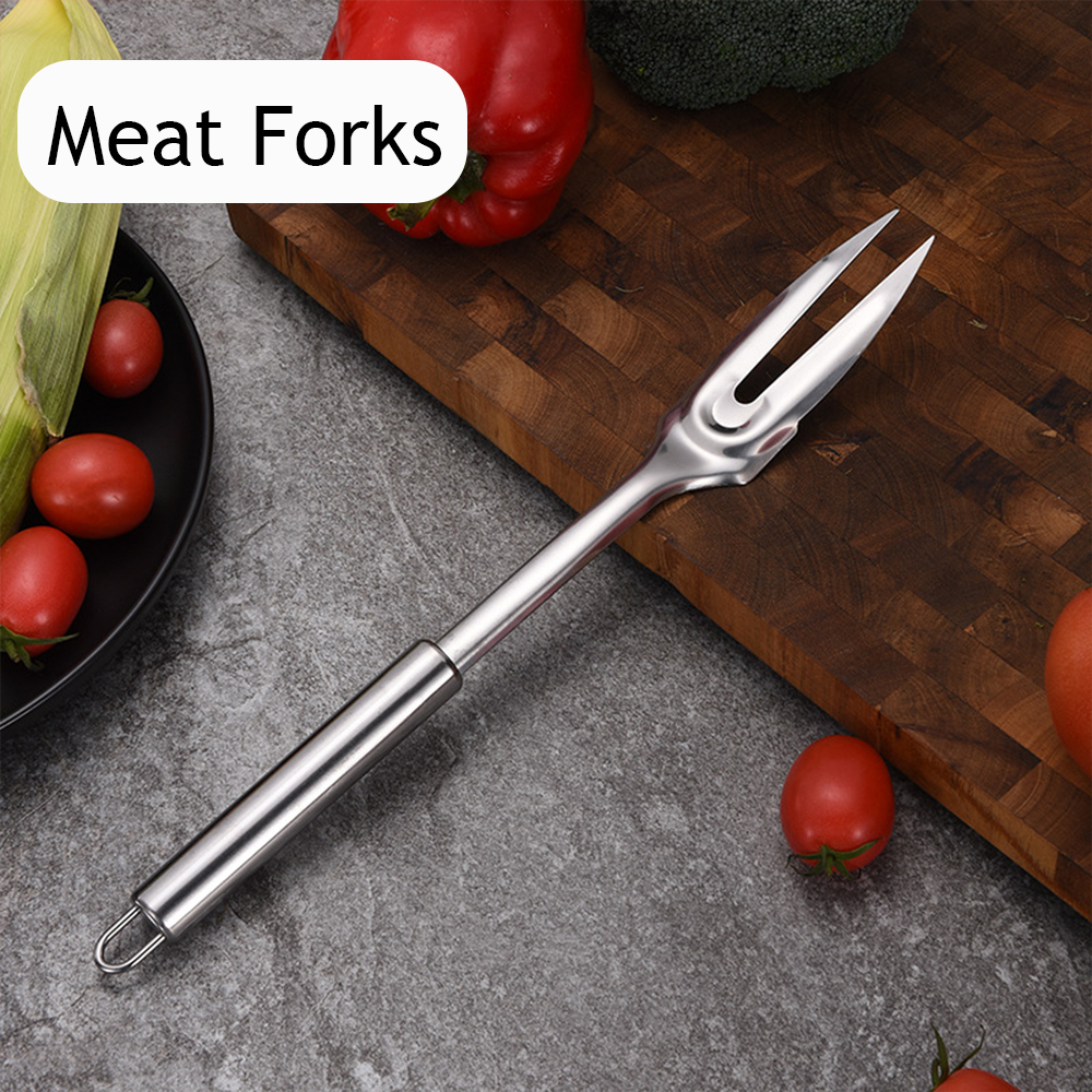 Silver meat fork
