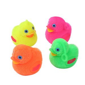 Trực Tiếp Mềm TPR LED Light Animal Duck Puffer Bóng Căng Thẳng Bóng Với Ánh Sáng Cho Trẻ Em Đồ Chơi Khuyến Mại Nhấp Nháy <span class=keywords><strong>Bouncy</strong></span> Bóng Quà Tặng - Product Image 2