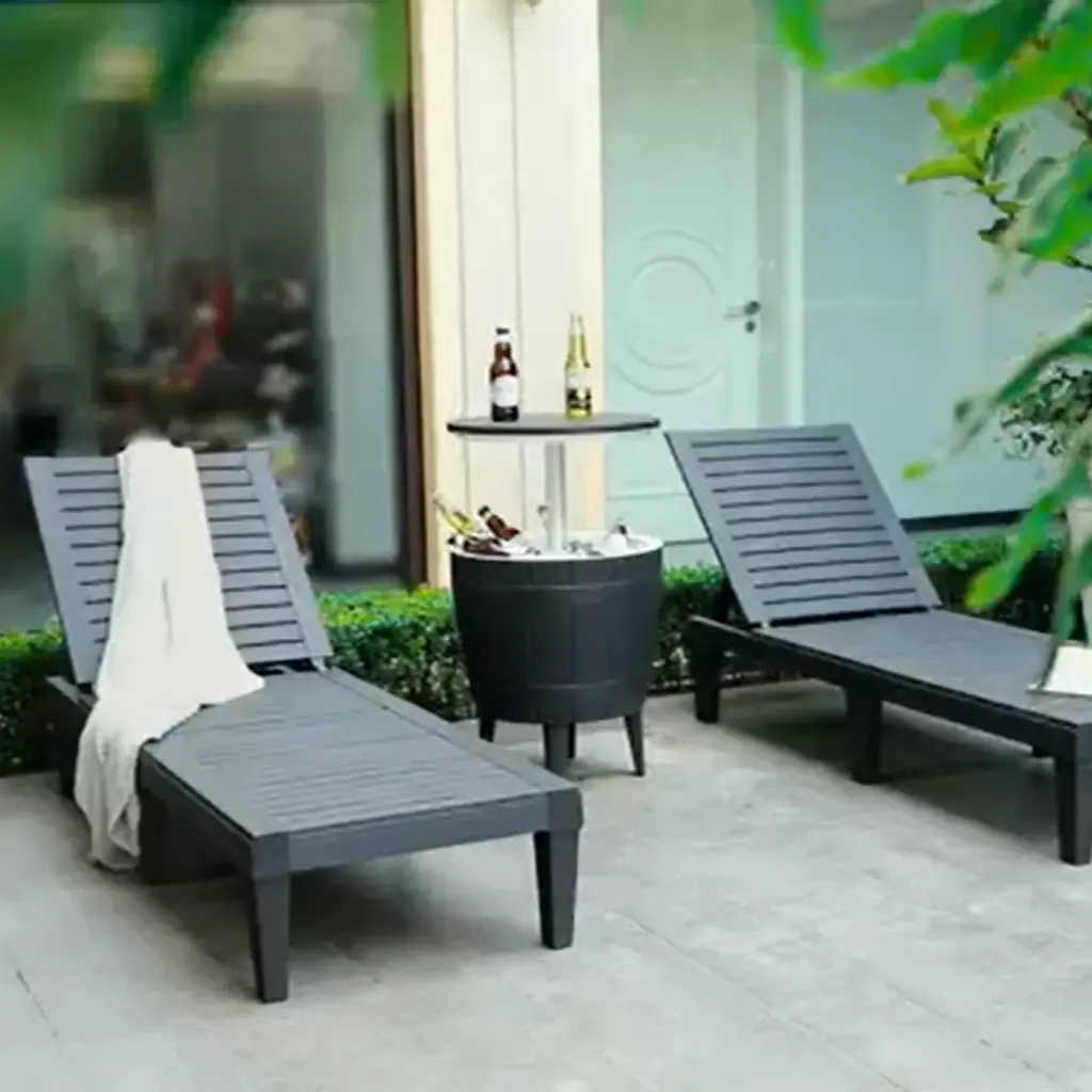 Chaise Outdoor Beach Sydney Lounge Chair Asiento cómodo para sombrillas Muebles de exterior