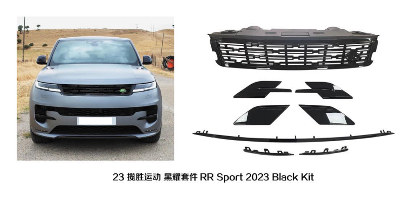 Kit carrosserie version noire 2023