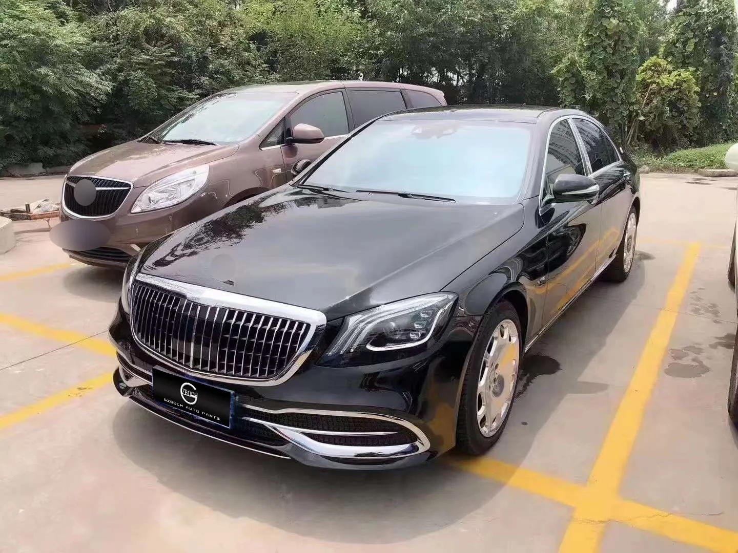 Thân Xe Nâng Cấp Cũ Mới Cho Năm 2007 + Mercedes Benz W221 S Class S430 S600 S550 S300 S650 Nâng Cấp Giảm Chấn Xe Hơi Maybach 2020 + W222