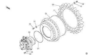 Travel Motor Assembly ZX650 ZX670 ZX650-3 ZX670-3 Excavator Spare Parts 4641493 9254462 9254461 <strong>Final</strong> <strong>Drive</strong> Assy for <strong>Hitachi</strong>