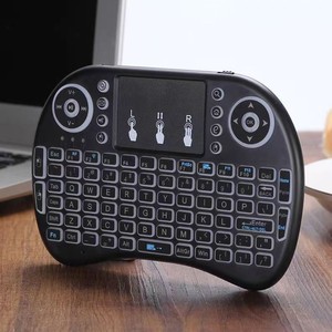 Remote <strong>Control</strong> I8 <strong>Keyboard</strong> with Touchpad Backlit Plastic Material 4 Buttons Fixed and Learning Code for <strong>Android</strong> Box TV Use - Product Image 4