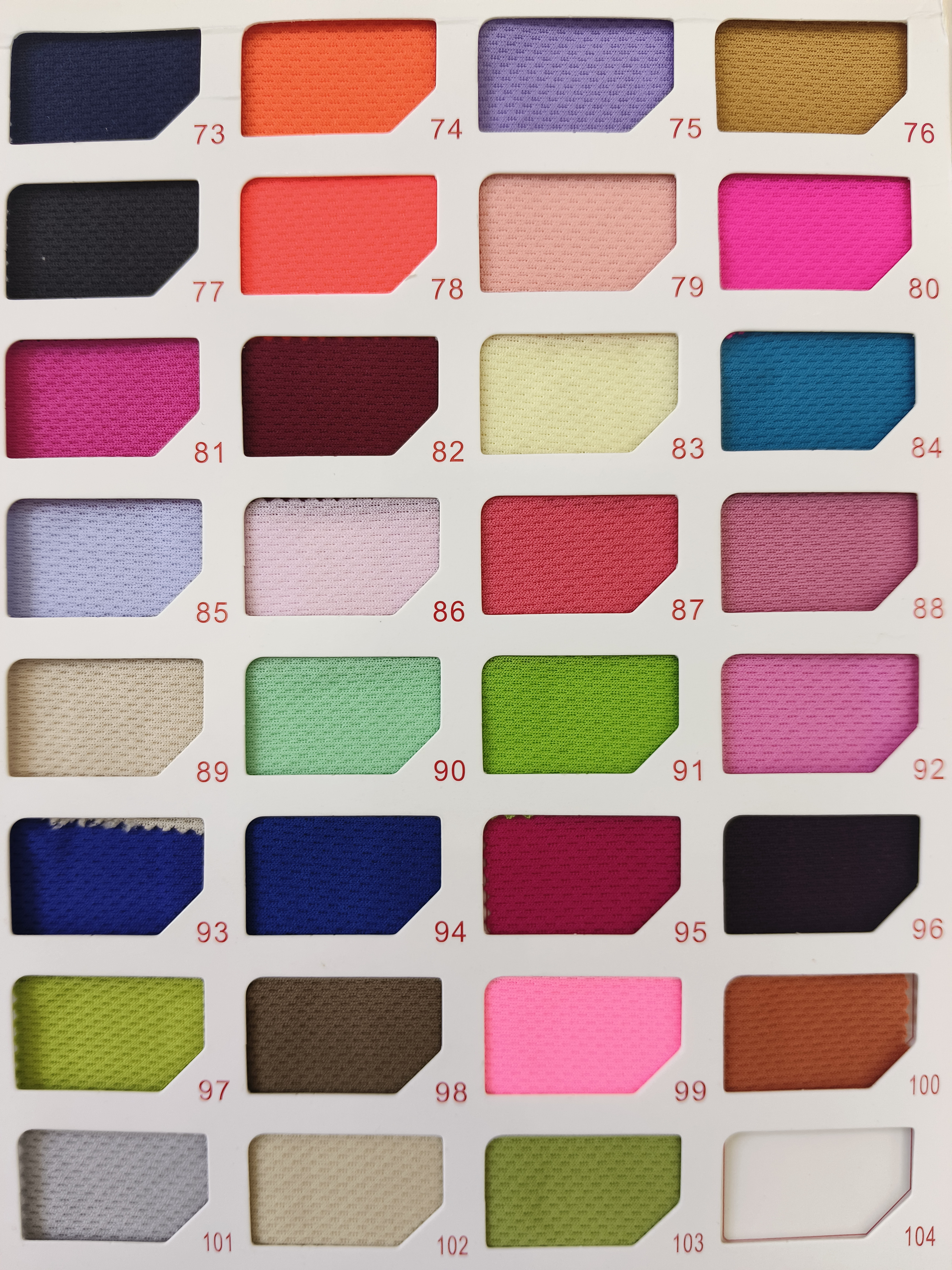 Multiple colors