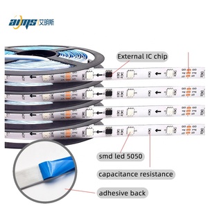 Factory Price <strong>WS2811</strong> <strong>Led</strong> <strong>Strip</strong> 5M DC12v 60leds Addressable 5050 RGB with IC Flexible <strong>Led</strong> Pixels Light Smart <strong>Strip</strong> Light - Product Image 4