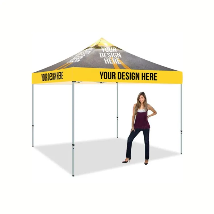 Водонепроницаемая Выдвижная палатка с индивидуальным принтом 10x20, тенты для торговых выставок с индивидуальным дизайном