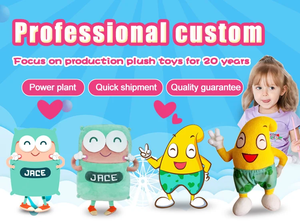 OEM özel yumuşak peluş oyuncak yastık bebekler profesyonel üretim özel karikatür doldurulmuş hayvan peluş oyuncaklar peluş oyuncak s promosyon hediyeler