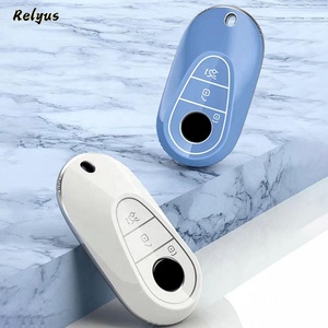 Soft Tpuรถสมาร์ทKeyสําหรับMercedes Benz S C Class S400 S450l C200l C260l Keylessผู้ถือพวงกุญแจอุปกรณ์เสริม - Product Image 2