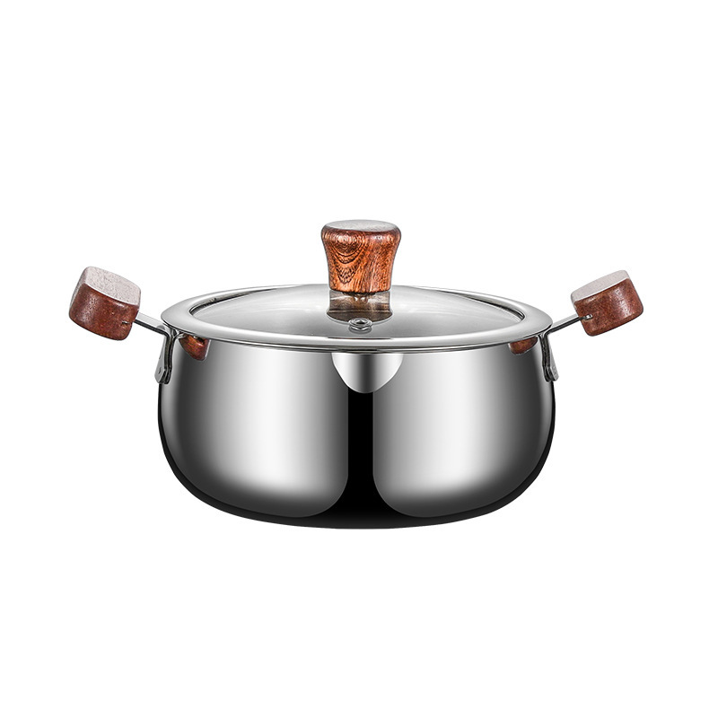 316-20mm thick complementary food pot with two handles