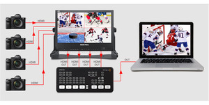 SEETEC ATEM156 15.6 Inch Live Streaming Broadcast 4 <strong>HDMI</strong> <strong>Input</strong> <strong>Output</strong> ATEM Mini Monitor - Product Image 6