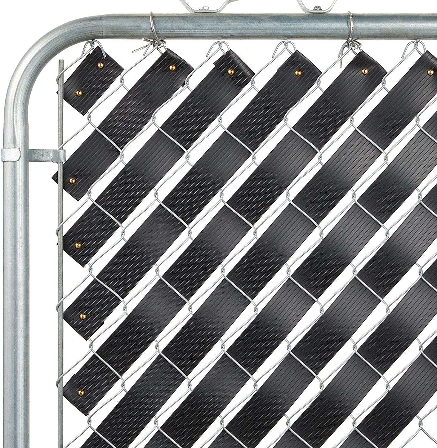 Noir pour la barrière de maillon de chaîne