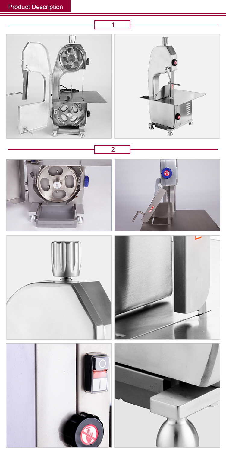 Commercial Kitchen Equipment Bone Saw Machine Frozen Meat Cutting Machine