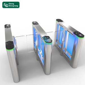 Yerleşim alanı fırçasız anti-çarpışma yaya girişi doğal erişim kontrol makinesi yüz tanıma salıncak turnikeler - Product Image 2