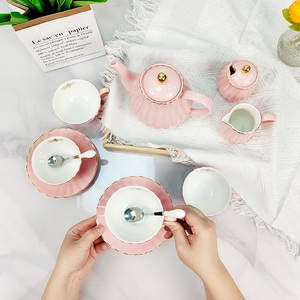 样品可用瓷杯套装皇家瓷茶具陶瓷咖啡和茶杯和茶碟 - Product Image 3