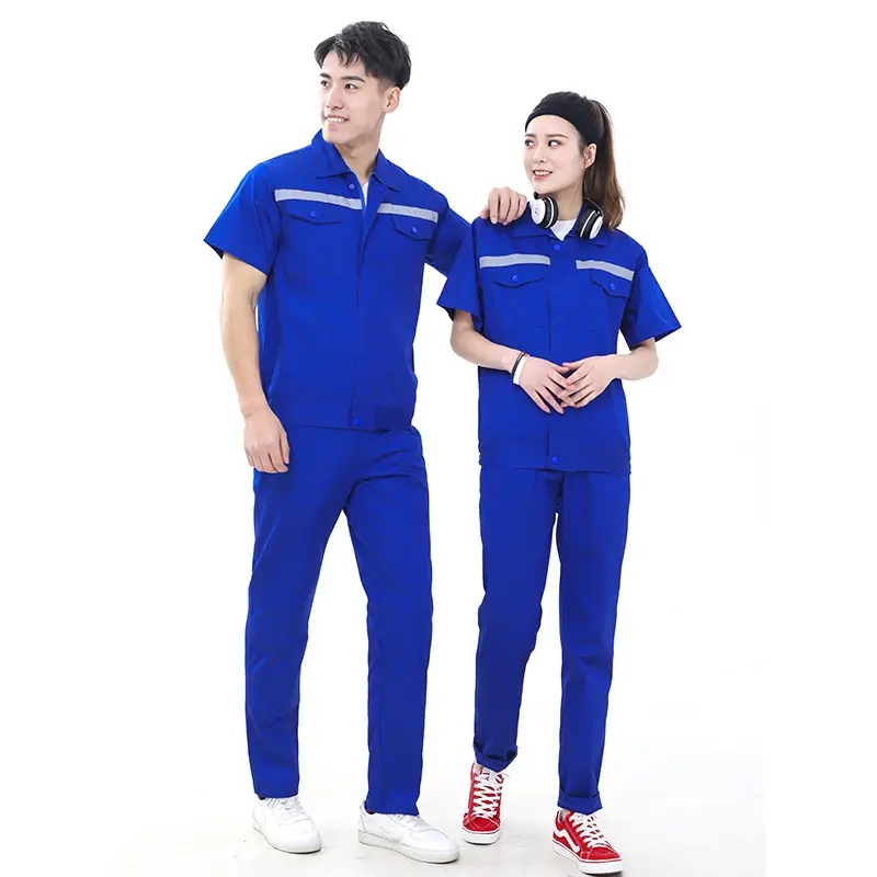 Set uniforme da lavoro buon prezzo professionale industriale Workwear uomo di alta qualità sicurezza ODM produzione responsabile in tutto il mondo