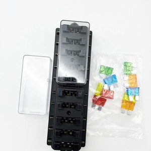 自動車用マルチチャンネルヒューズボックス10インチ10アウト中型プラグインヒューズボックス - Product Image 5