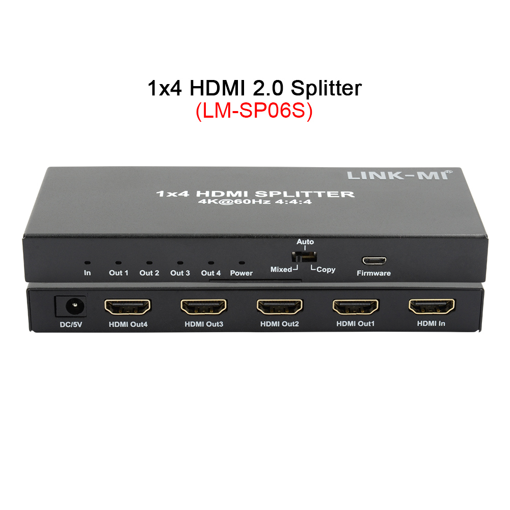 1x4 HDMI 2.0 Splitter (LM-SP06S)
