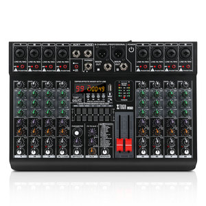 Xtuga LXT8มิกซ์เสียง8ช่องระบบวิดีโอดิจิตอลเครื่องมิกซ์เสียงสำหรับห้องโถงใหญ่ยูเอสบีคอนโซลเครื่องเสียงที่ดีที่สุด - Product Image 1
