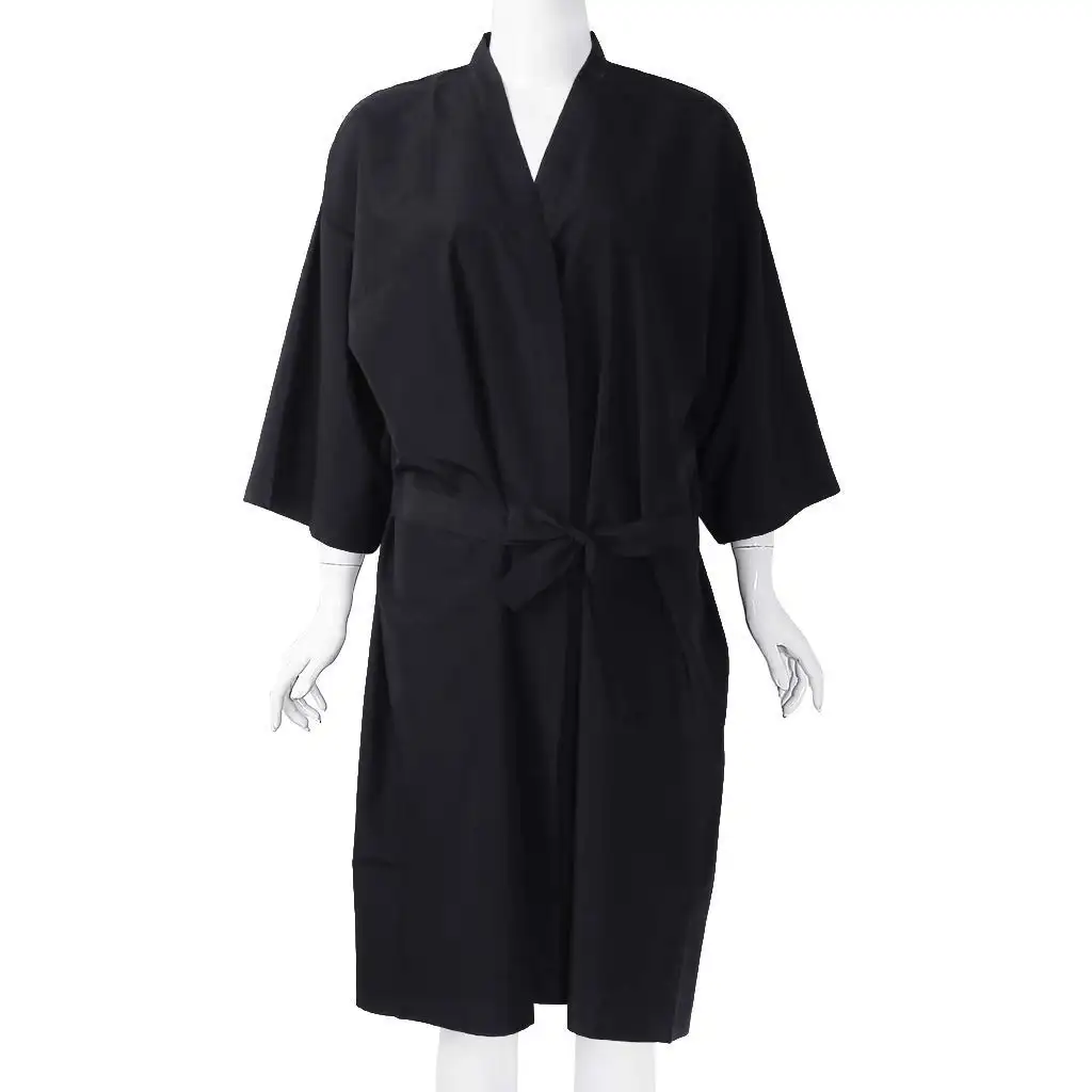 Peignoir jetable unisexe Spa Robe pour femmes et hommes Non tissé à manches longues Robe pour SPA Beauty Room Hotel Travelling