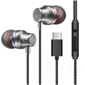 New Arrival <strong>T1</strong> USB-C / Type-C Interface in Ear Wired Stereo Earphone With Mic 3D Surround Sound <strong>Headphones</strong> - Product Image 1