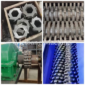 Geri dönüşüm lastik parçalayıcı plastik hurda 1 Ton plastik parçalayıcı plastik kırıcı 500kh