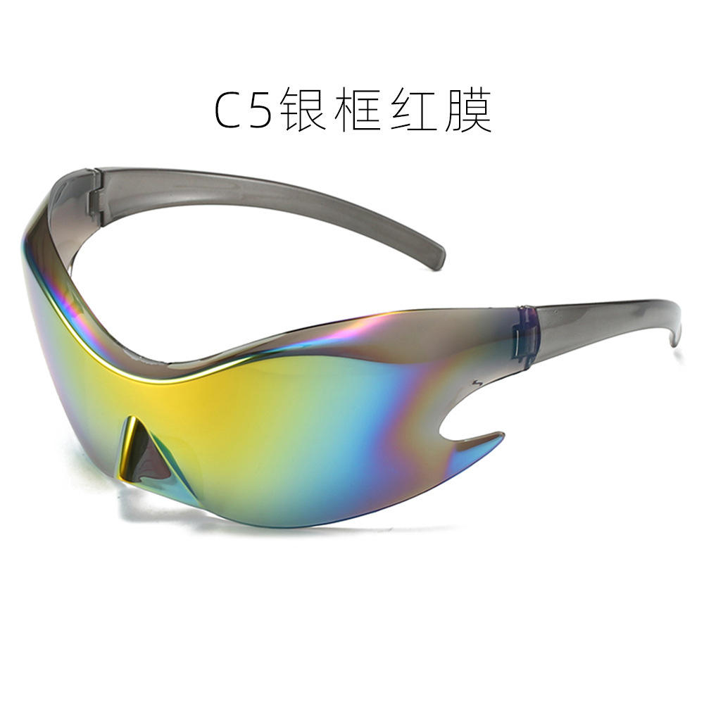 Silver frame-red mercury