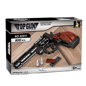 Magnum <strong>Revolver</strong> <strong>B</strong> Toy Pistol Gun Brick Toy 300pcs Military Building Block <strong>Revolver</strong> Assembled Cool Gun Toy for Kids - Product Image 5