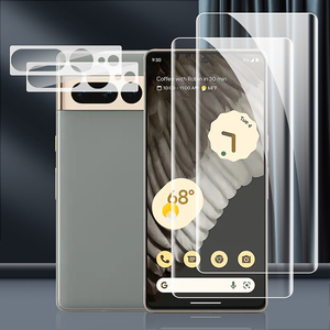 Kính Cường Lực Độ Cứng 9H Cong 3D HD 0.33Mm Bảo Vệ Màn Hình Cho Google Pixel 6 PRO 7 PRO, Cho Phim Màn Hình Google Pro 6 7 - Product Image 4