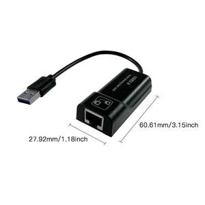 USB 2,0 a RJ45 Ethernet Cable Lan Adaptador convertidor 100Mbps tarjeta de red con cable unidad externa para ordenadores portátiles