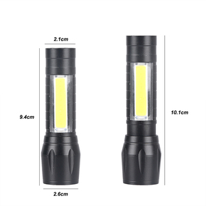 Mini torcia COB luce laterale multifunzionale vintage pieghevole retrò usb ricaricabile torcia a LED torcia Set torcia - Product Image 5