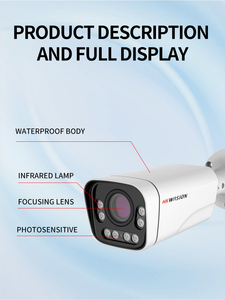 5MP Optical Zoom IP <strong>Camera</strong> 5x Zoom 5MP Outdoor POE <strong>Camera</strong> Bullet 2.8-12mm Motorized Lens Dual Light Security <strong>Camera</strong> - Product Image 4
