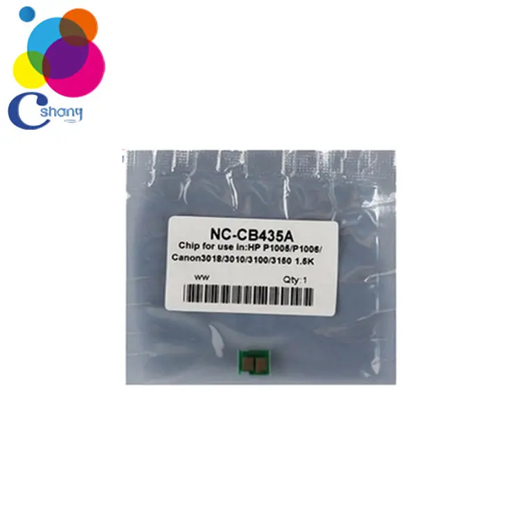 Wholesale compatible toner cartridge chips for hp P1005 CB435A for printer import from china manufacturer