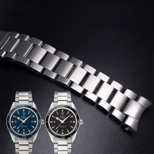 OMEGAA izle Seamaster kayış orijinal katı çelik omega için saat kayışı 20MM izle bilezik