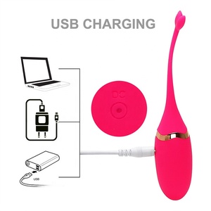 女性のための大人のおもちゃワイヤレスリモコンで10スピード振動USBDC充電魚型卵バイブレーター - Product Image 5