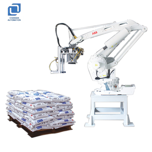 Paletizador de brazo robótico automático de bajo costo, máquina de paletización robótica de carga y descarga para cajas de cartón, bolsas