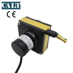 spring return draw wire <strong>potentiometer</strong> <strong>sensor</strong> 4-20mA out length measuring 2000 mm range stroke transmitter - Product Image 3