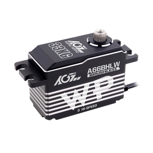 AGFRC su geçirmez Servo Servo bhlw 33KG yüksek tork Metal dişliler düşük profil fırçasız Servo için 1/10 RC araba - Product Image 4