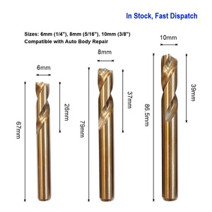 M35钴点焊钻头6毫米8毫米10毫米，1/4 “5/16” 3/8 ”刀具拆卸工具，用于汽车修理，金属板分离 - Product Image 5