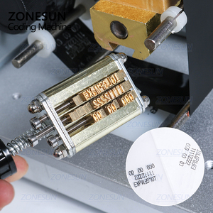 ZONESUN Facile Da usare Semi-Automatico Elettrico di Codifica Data Stampante HP-241B di Colore Macchina da Stampa A Nastro - Product Image 2