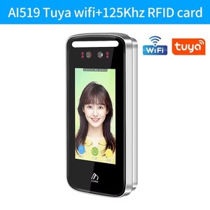 Tuya Wifi Monitor Intercom System Zugangs kontroll system mit biometrischer Identifikation RFID 125KHz Car Attendance Machine Camera