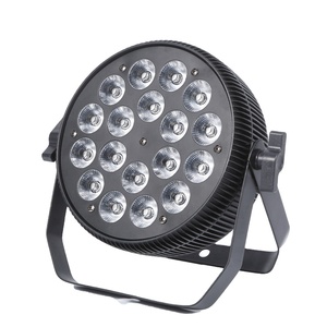 Profesyonel 18-LED projektör işık sahne disko aydınlatma için Powercon ile UV + UV düz ışın ışıkları ve PAR Stag olabilir - Product Image 1
