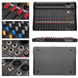 Depusheng DX12 Professional Mixer Console 48V Phantom Power USB MP3 <strong>Input</strong> DJ Sound <strong>12</strong> Channel <strong>Audio</strong> Mixer - Product Image 3