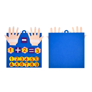 赤ちゃんの学習数学を数えるDIYフェルト指番号子供たちの学習のための教育玩具 - Product Image 3