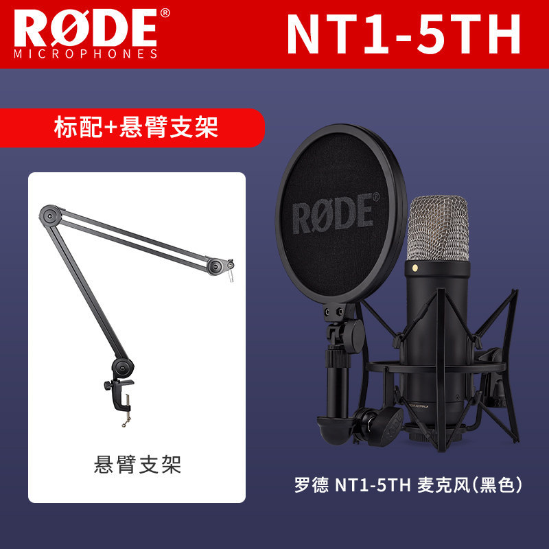 ขาตั้งไมโครโฟนแบบแขนยื่นรุ่น Black NT1 5th