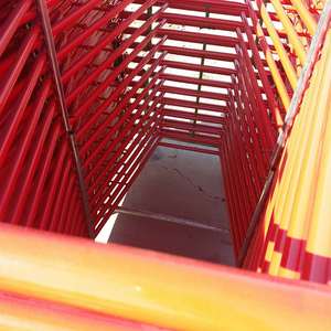 Passerelle in ferro in stile industriale con chiusura a molla per ponteggi in acciaio per applicazioni in calcestruzzo per Hotel - Product Image 4