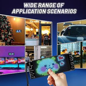 Flexible Led Car Panel Usb 5V Bluetooth Pantalla Led Programable Patrón de texto Control remoto Pantalla Led - Product Image 6