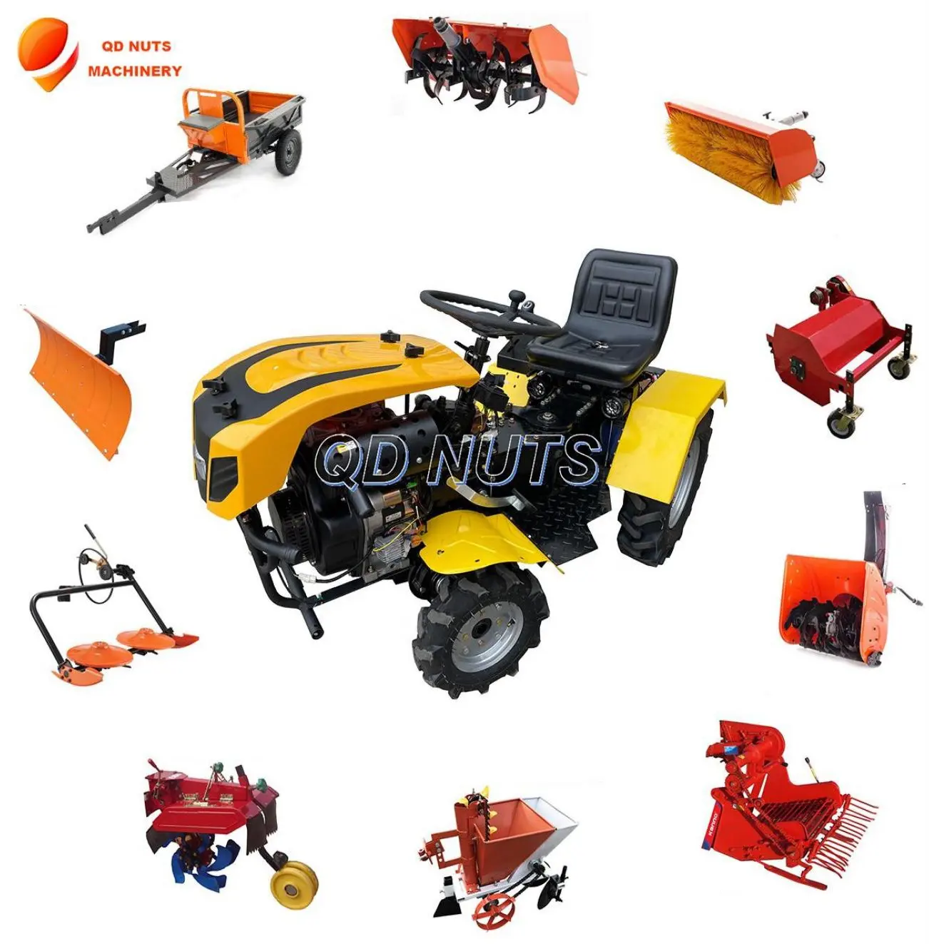 China tractores 4wd tractor agrícola precio Maquinaria Agrícola