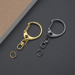 Factory <strong>C</strong> Buckle Keychain Bulk Metal Spring <strong>Key</strong> Rings Swivel Hook Keychain Jump Ring Handmade DIY Accessory <strong>C</strong> <strong>Shape</strong> <strong>Key</strong> Chains - Product Image 6