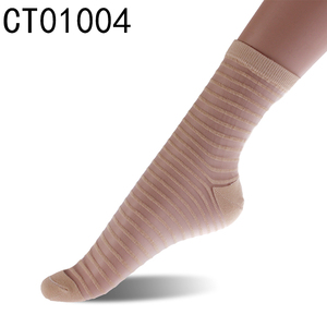 ストライプのクリスタルソックスイスラム教徒の女性のための好きなスタイル通気性快適 - Product Image 4