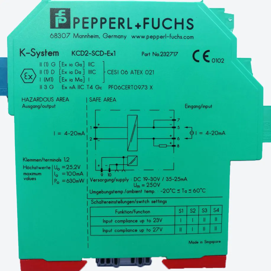 جديدة وأصلية PEPPERL وfuchs SINGAPORE المنشأ الجديد في المخزون